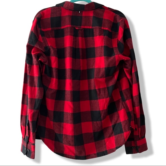 Demin & Flower Ricky Singh Red & Black Flannel - Picture 3 of 6